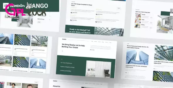 Kango – Architecture Elementor Template Kits